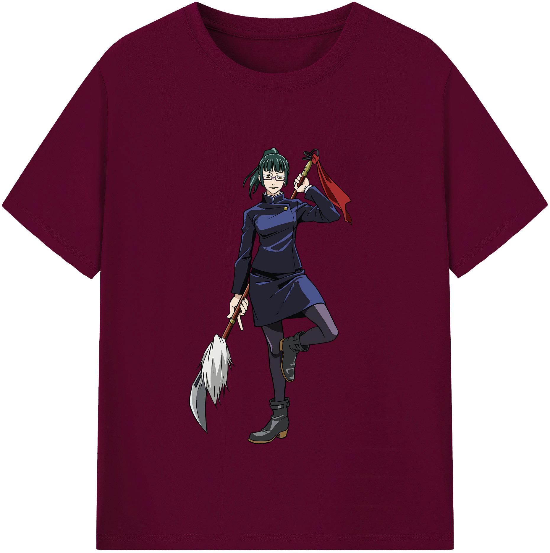 （画像用） 呪術廻戦 Jujutsu Kaisen レディースカジュアルプリントTシャツ（綿100％）